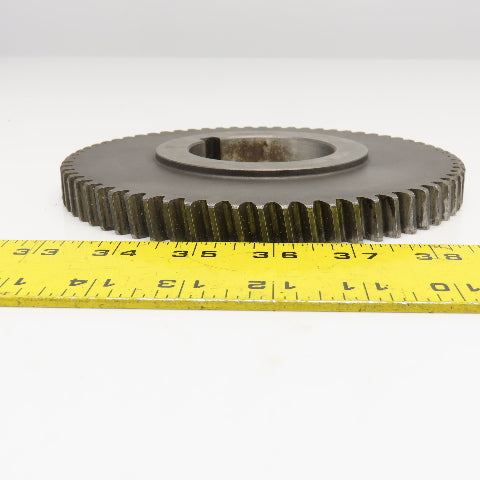 6.85" OD x .614" Left Hand Helical Drive Gear 20°PA 2.50" Keyed Bore 66T