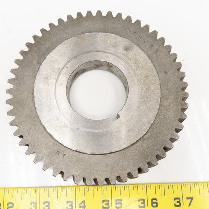 5.28" OD x .638" Right Hand Helical Drive Gear 20°PA 1.75" Keyed Bore 57T
