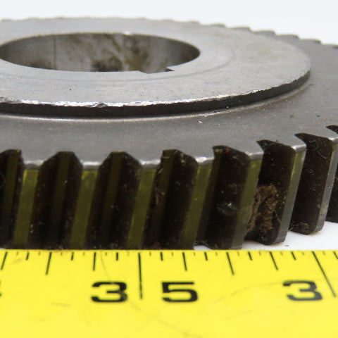 5.28" OD x .638" Right Hand Helical Drive Gear 20°PA 1.75" Keyed Bore 57T