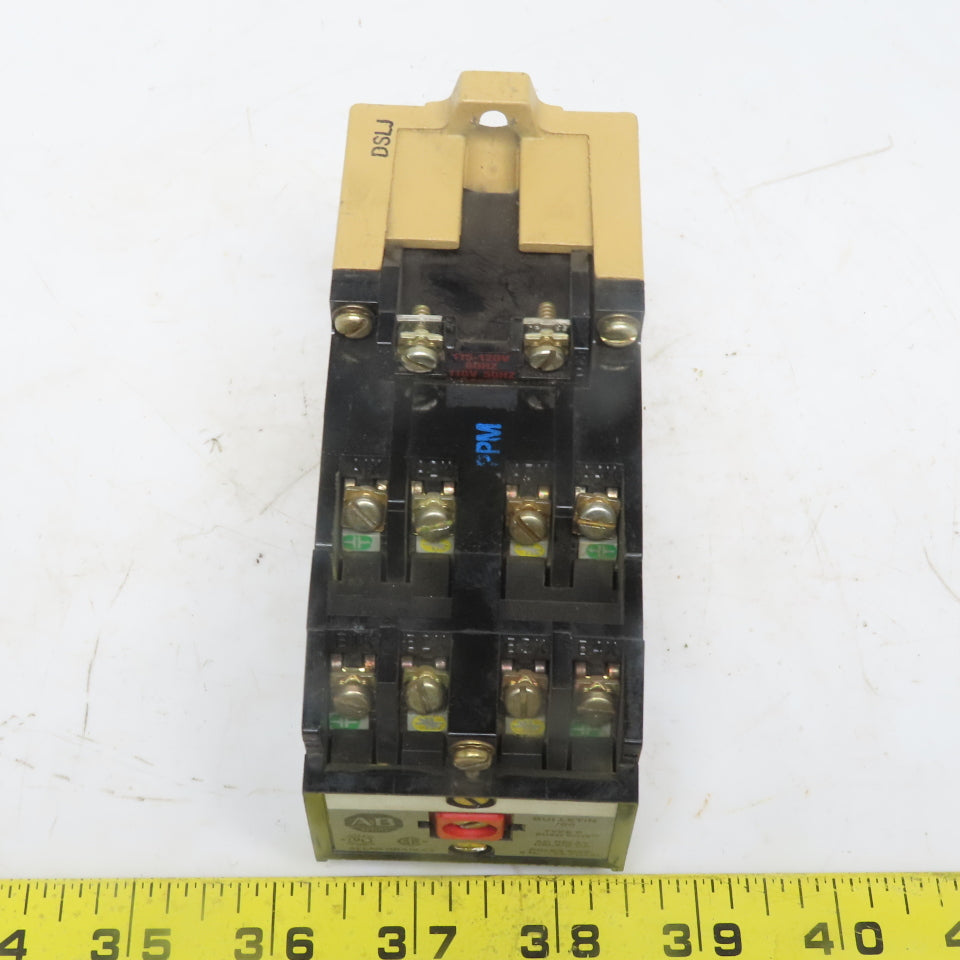Allen Bradley 700-P440A1 Ser. B Control Relay 4 NOC & 4 NCC 120 VAC 60 HZ COIL