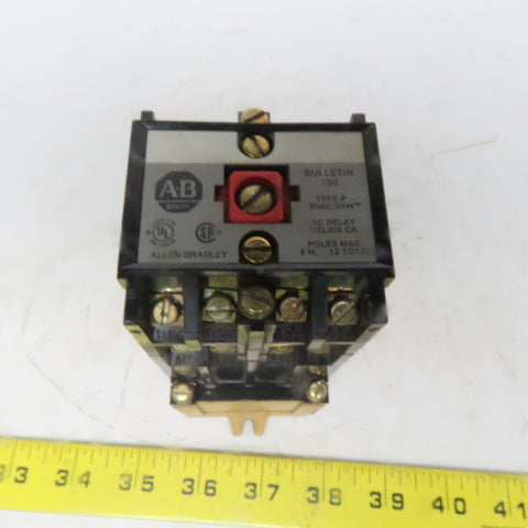 Allen Bradley 700-P440A1 Ser. B Control Relay 4 NOC & 4 NCC 120 VAC 60 HZ COIL
