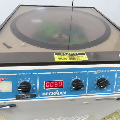 Beckman 356517 GPKR Bench Model Refrigerated Laboratory Centrifuge 120V