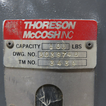 Thoreson McCosh Inc. 100Lbs. Capacity Desiccant Hopper Loader Receiver
