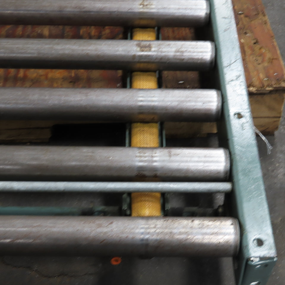 36" x 72" Gravity Roller Case Conveyor Section W/ Air Pressure Brake