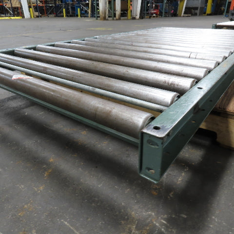 36" x 72" Gravity Roller Case Conveyor Section W/ Air Pressure Brake