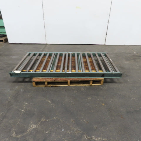 36" x 72" Gravity Roller Case Conveyor Section W/ Air Pressure Brake