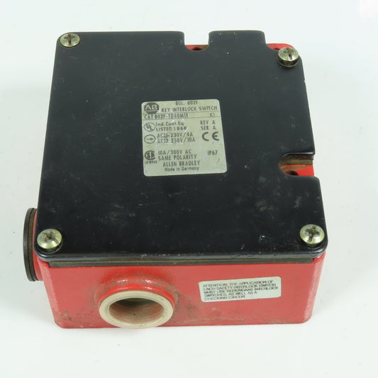 Allen Bradley 802F-TD60M11 Safety Key Interlock Switch 10A/300V AC