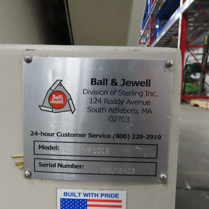 Ball & Jewell MVP1012 7.5Hp 208/480V 3Ph Plastic Granulator 12" x 11" Intake