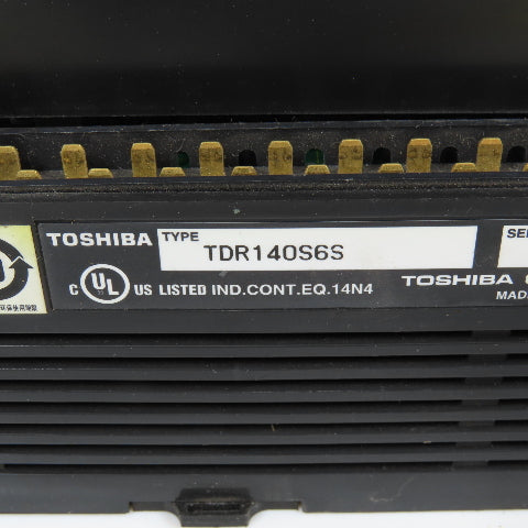 Toshiba TDR140S6S PLC Programmable Controller 24VDC Input 100-240VAC 50-60Hz 2A