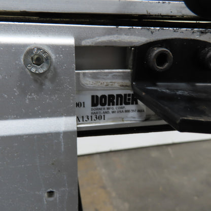 Dorner 12" x 72" Slider Bed Belt Conveyor 30FPM 1/4Hp 110V 1Ph