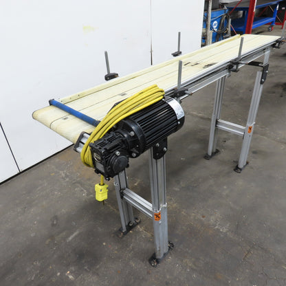 Dorner 12" x 72" Slider Bed Belt Conveyor 30FPM 1/4Hp 110V 1Ph