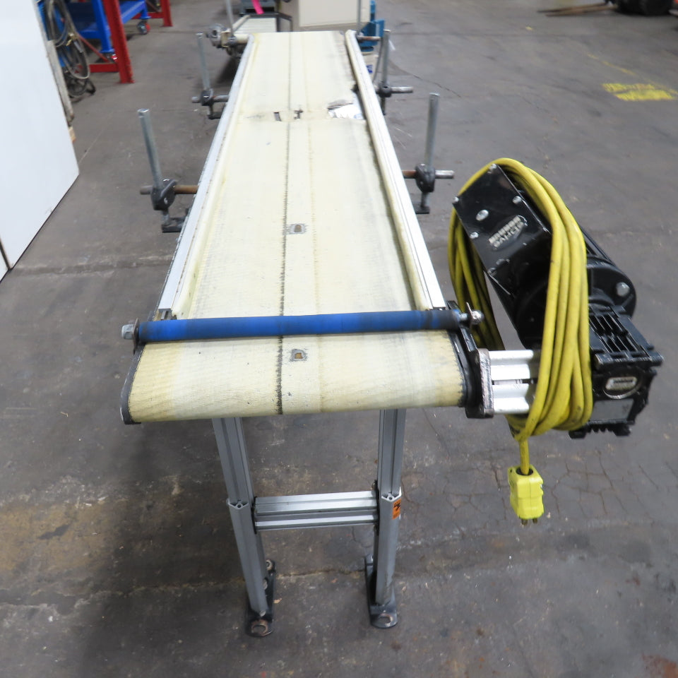 Dorner 12" x 72" Slider Bed Belt Conveyor 30FPM 1/4Hp 110V 1Ph