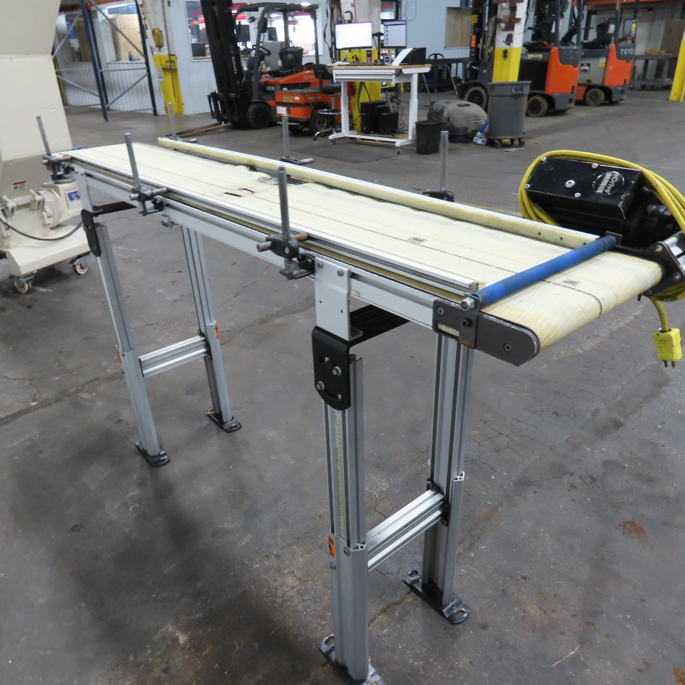 Dorner 12" x 72" Slider Bed Belt Conveyor 30FPM 1/4Hp 110V 1Ph