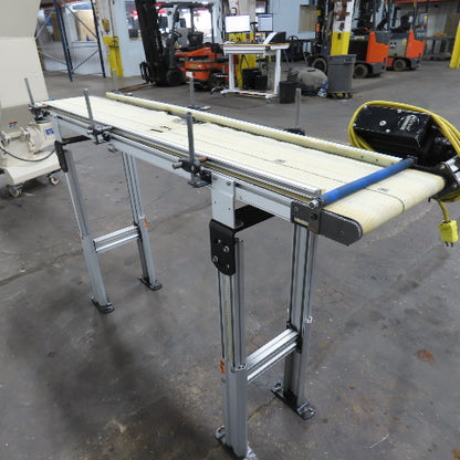 Dorner 12" x 72" Slider Bed Belt Conveyor 30FPM 1/4Hp 110V 1Ph