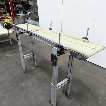 Dorner 12" x 72" Slider Bed Belt Conveyor 30FPM 1/4Hp 110V 1Ph