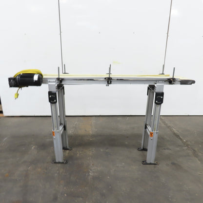 Dorner 12" x 72" Slider Bed Belt Conveyor 30FPM 1/4Hp 110V 1Ph
