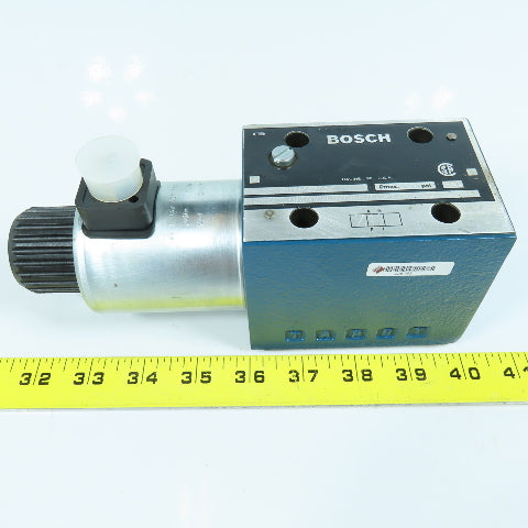 Bosch 9810232454 Hydraulic Directional Control Solenoid Valve 24V Coil 4600 PSI
