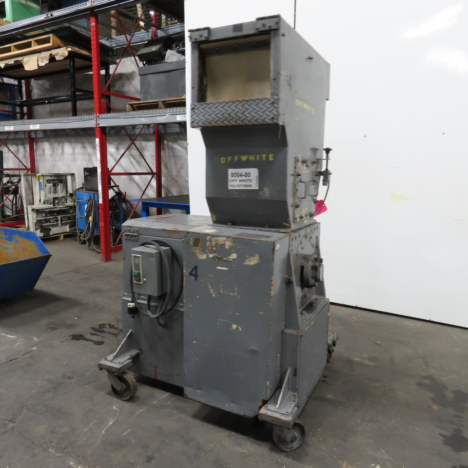 Wortex XL-10 14"x12" Plastic Recycle Granulator 15Hp 480V 3Ph 11/16" Screen