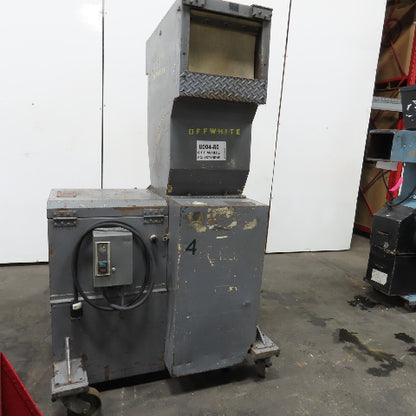 Wortex XL-10 14"x12" Plastic Recycle Granulator 15Hp 480V 3Ph 11/16" Screen