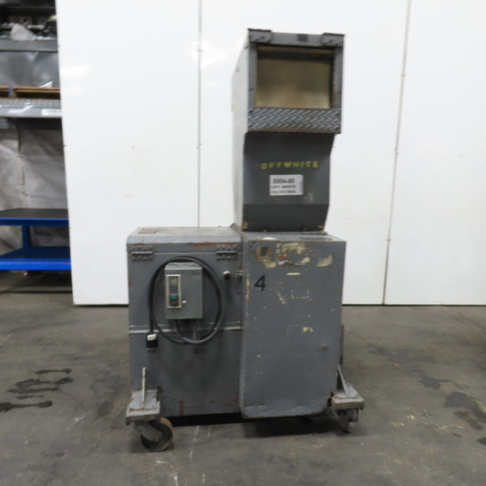 Wortex XL-10 14"x12" Plastic Recycle Granulator 15Hp 480V 3Ph 11/16" Screen