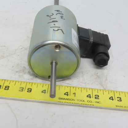 C.E.I S22-26701024 Electric Solenoid Actuator 24VDC 25W 8mm x 1.25 20mm Stroke