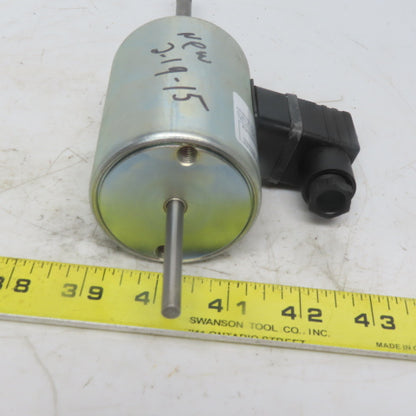 C.E.I S22-26701024 Electric Solenoid Actuator 24VDC 25W 8mm x 1.25 20mm Stroke