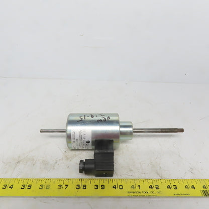 C.E.I S22-26701024 Electric Solenoid Actuator 24VDC 25W 8mm x 1.25 20mm Stroke