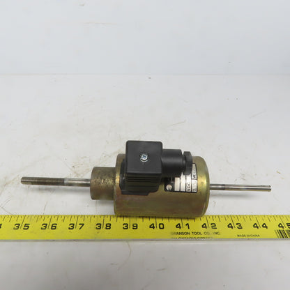 C.E.I S22 Electric Solenoid Actuator 24VDC 25W 8mm 1.25 Thread 20mm Stroke