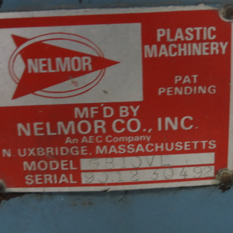 Nelmor G810VL 8"x10" Intake Plastic Granular 208/480V 3Ph 1/4" Screen