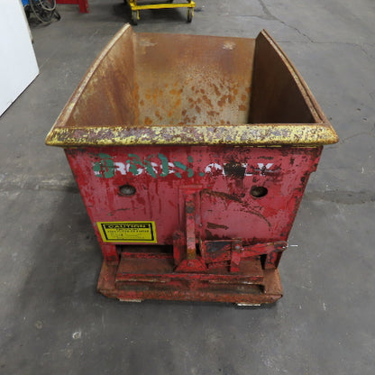 1/3 CU Yard Self Dumping Trash Scrap Hopper