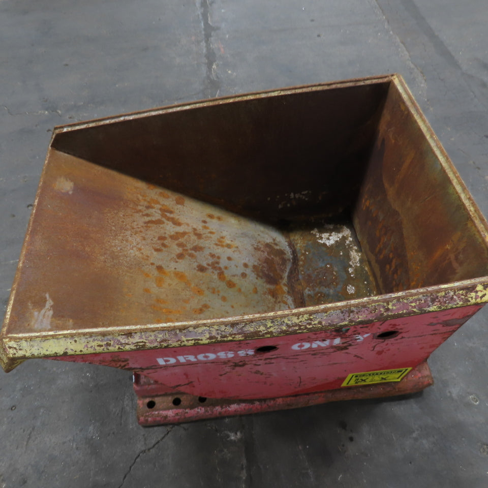 1/3 CU Yard Self Dumping Trash Scrap Hopper