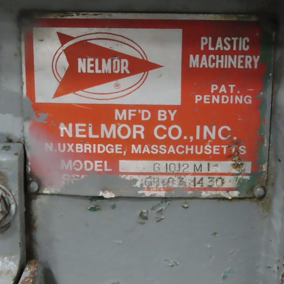 Nelmor G1012M1 8"x10" Intake Plastic Granular 10Hp 208/480V 3Ph 3/16" Screen