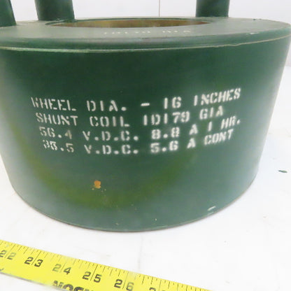GE General Electric 1D179 G1A Shunt Trip Coil 54.4VDC 8.8A 16" Wheel Diameter