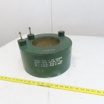 GE General Electric 1D179 G1A Shunt Trip Coil 54.4VDC 8.8A 16" Wheel Diameter