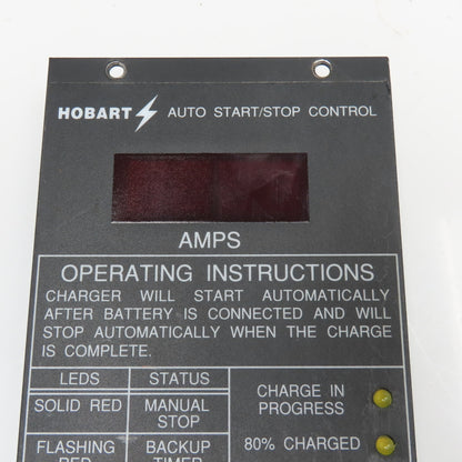 Hobart 450C Battery Charger Auto Start/Stop Control Parts Or Repair