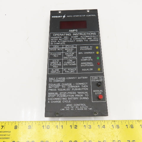 Hobart 450C Battery Charger Auto Start/Stop Control Parts Or Repair