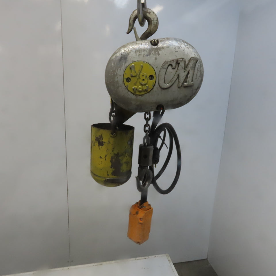 Lodestar Model A 1/8 Ton Electric Chain Hoist 10' Lift 32FPM 115V 1Ph