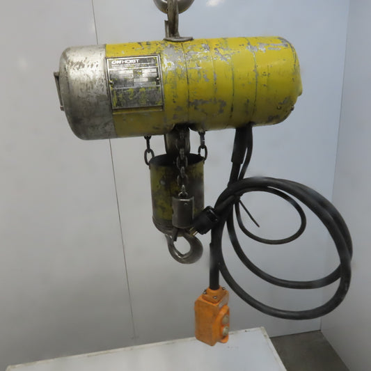 Lodestar Model A 1/8 Ton Electric Chain Hoist 10' Lift 32FPM 115V 1Ph
