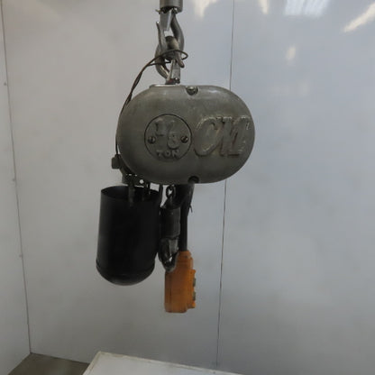 Lodestar Model A 1/8 Ton Electric Chain Hoist 10' Lift 32FPM 115V 1Ph