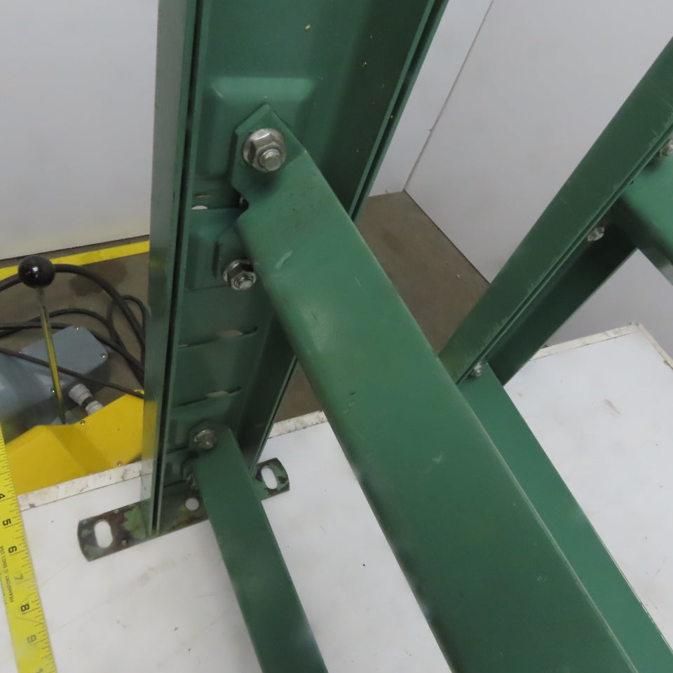 42" Wide Conveyor Legs Floor Support 22" to 38" Adjustable Height Lot of 2