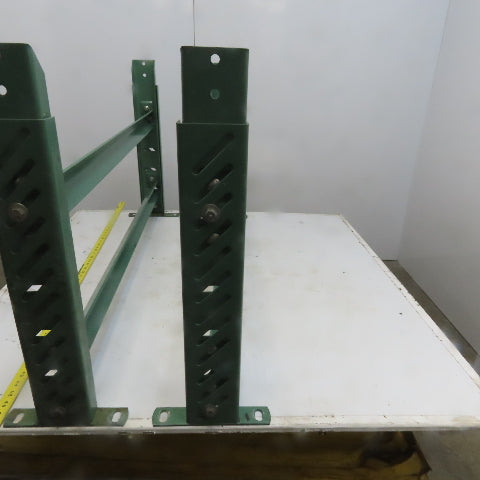 42" Wide Conveyor Legs Floor Support 22" to 38" Adjustable Height Lot of 2