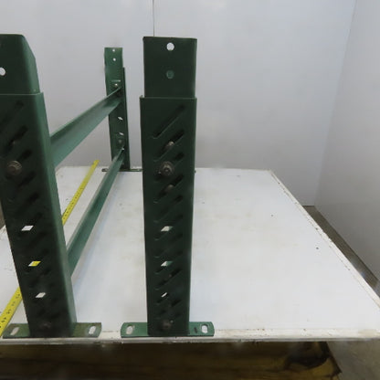 42" Wide Conveyor Legs Floor Support 22" to 38" Adjustable Height Lot of 2
