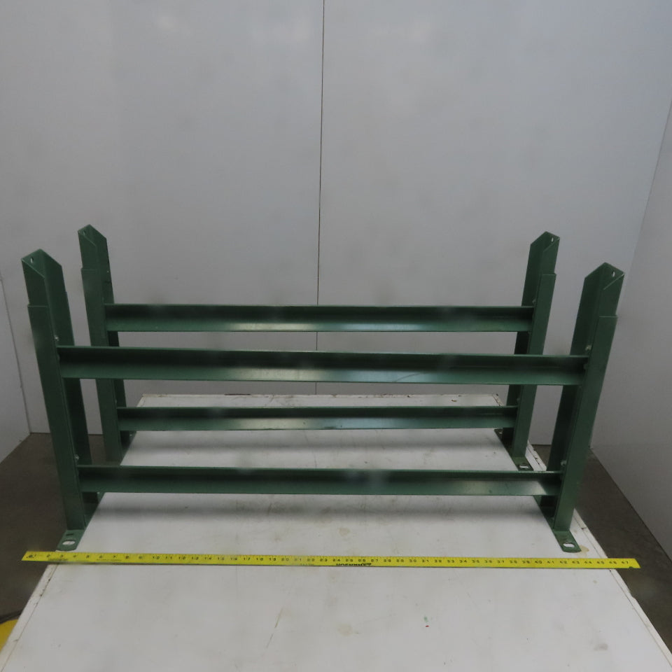 42" Wide Conveyor Legs Floor Support 22" to 38" Adjustable Height Lot of 2