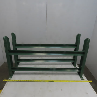 42" Wide Conveyor Legs Floor Support 22" to 38" Adjustable Height Lot of 2