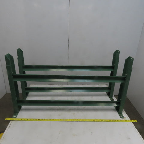42" Wide Conveyor Legs Floor Support 22" to 38" Adjustable Height Lot of 2