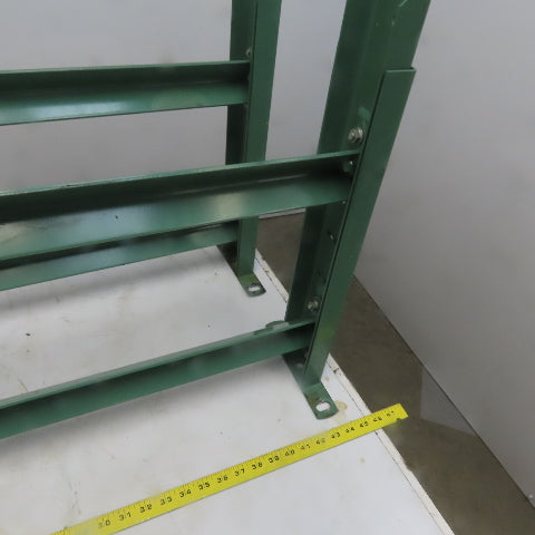 42" Wide Conveyor Legs Floor Support 22" to 38" Adjustable Height Lot of 2