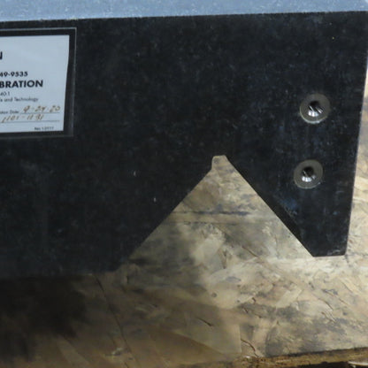 30-5/8"x46-3/4"x3-6-1/2" Black Granite Surface Plate W/Leveling Feet