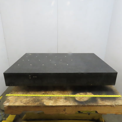 30-5/8"x46-3/4"x3-6-1/2" Black Granite Surface Plate W/Leveling Feet