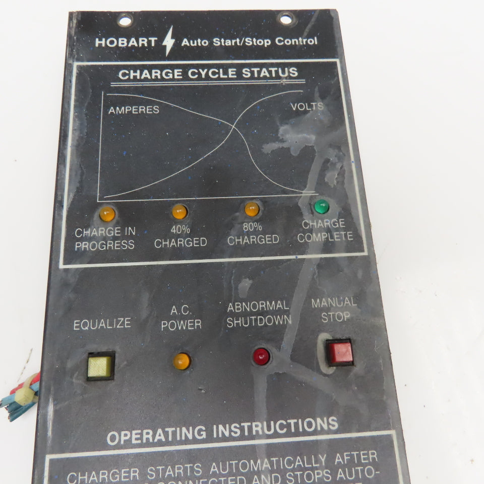 Hobart 300C Battery Charger Auto Start/Stop Control Parts Or Repair