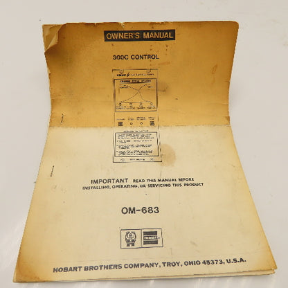 Hobart 300C Battery Charger Auto Start/Stop Control Parts Or Repair